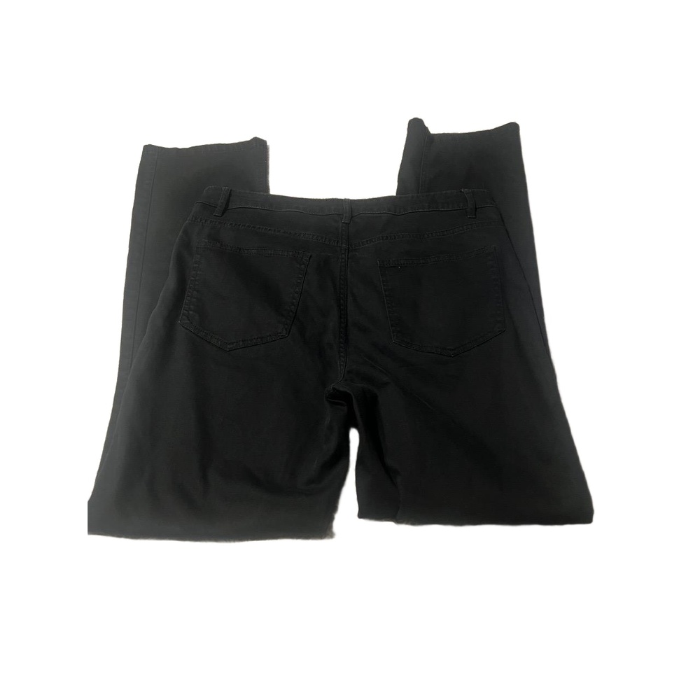J.Jill Pants Smooth Fit Size 10 Black Straight Leg Comfortable Classic Versatile - Picture 3 of 6